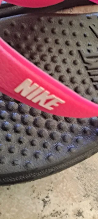 Chanclas Nike Mujer Negro/Rosa