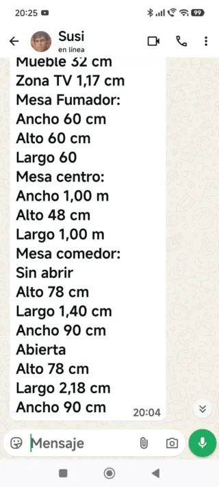 Mesa auxiliar de madera