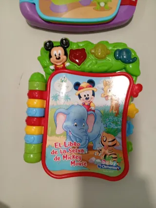 Libro Cancionero Fisher Price y Libro Mickey Mouse