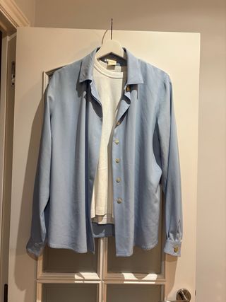NINA RICCI camisa mujer vintage M/L como nueva