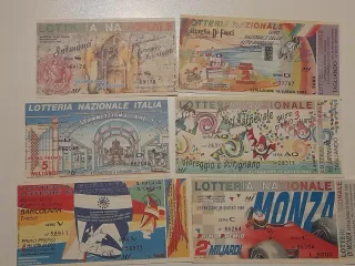 Collezione gratta e Vinci e Biglietti Lotteria