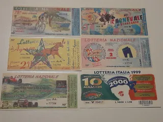 Collezione gratta e Vinci e Biglietti Lotteria