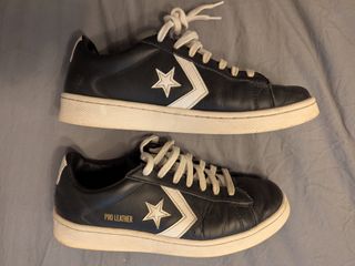 Converse Pro Leather Zapatillas Piel Negra  T.41
