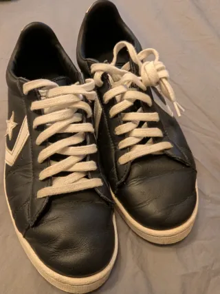 Converse Pro Leather Zapatillas Piel Negra  T.41