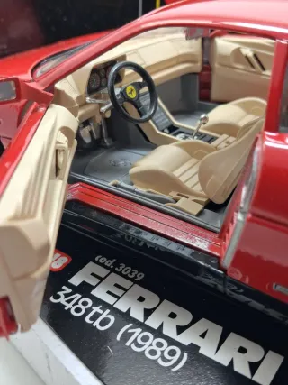Ferrari 348 Tb 1989 Cod.3039 Bburago scala 1:18.