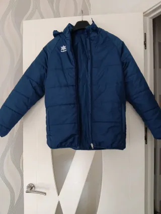 Abrigo acolchado Luanvi azul marino hombre
