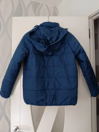 Abrigo acolchado Luanvi azul marino hombre