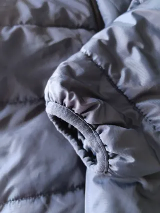 Abrigo acolchado Luanvi azul marino hombre