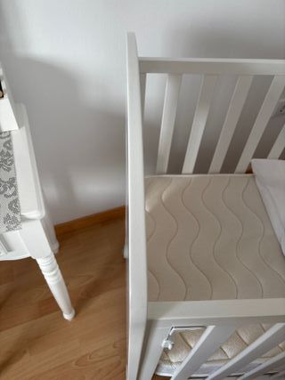 Cuna Blanca Inter Baby con Ruedas