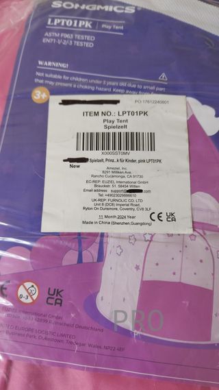 Tienda para Niños, Carpa Infantil, Castillo