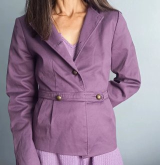 Chaqueta Cortefiel Talla 42 Lila