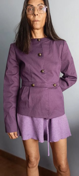 Chaqueta Cortefiel Talla 42 Lila