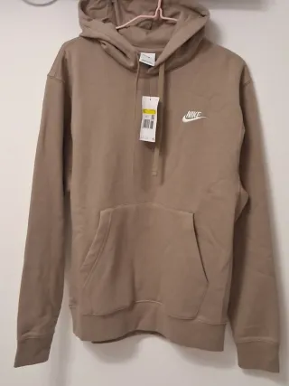 Felpa Nike con cappuccio beige