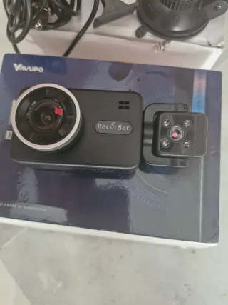 Cámara coche Vavupo interior/exterior HD