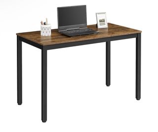 Escritorio VASAGLE Madera y Metal Marrón