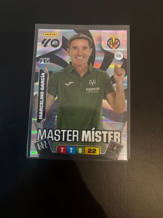 Cromo Panini Master Mister Marcelino García