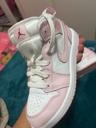 Zapatillas Nike Air Jordan 1 Niña Rosa/Blanco 31