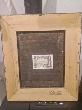 Dipinto Basso con cornice dorata