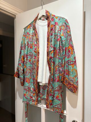 Caftán estampado mujer talla única sin estrenar