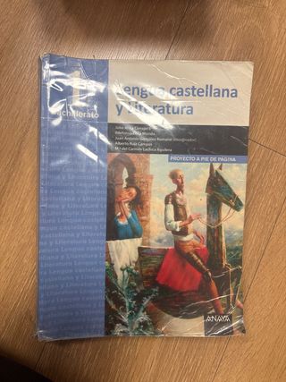 Lengua Castellana y Literatura 1º Bachillerato....