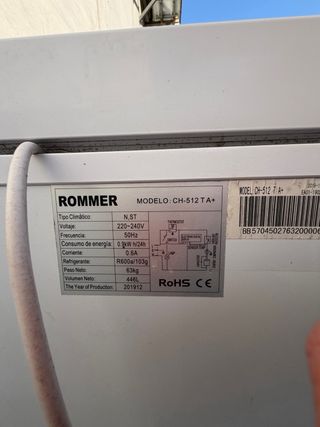 Arcón Congelador Blanco