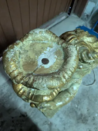 Scultura putto in pietra antico vintage 80cm