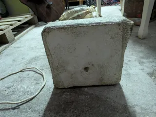 Scultura putto in pietra antico vintage 80cm