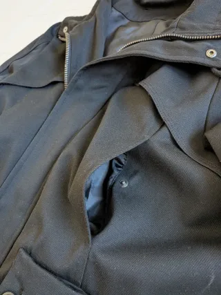 Abrigo hombre Zara negro