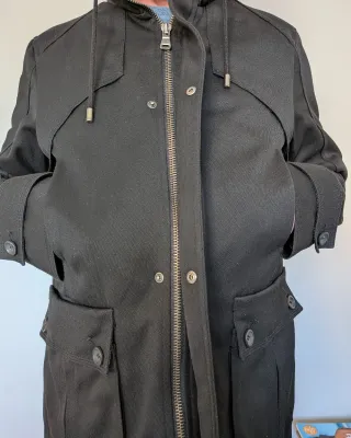 Abrigo hombre Zara negro