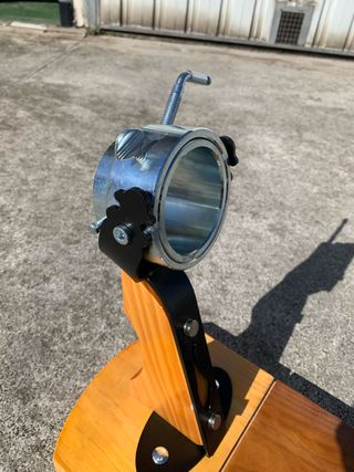 Jamonero profesional de acero inoxidable y madera