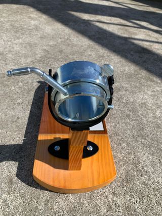 Jamonero profesional de acero inoxidable y madera