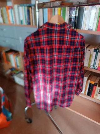 Camisa de franela Burberry cuadros. Unisex