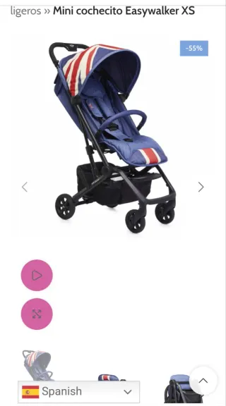Silla de paseo Mini Buggy Union Jack