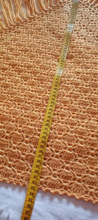 Mantón de Baturra Toquilla Naranja