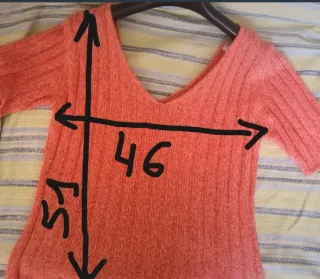 Jersey punto manga corta Coral T.42