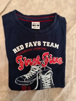 Camiseta niño manga larga Newness 122 cm