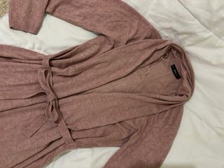 Jersei cardigan Zara rosa