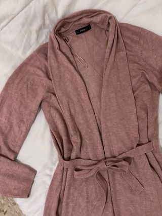 Jersei cardigan Zara rosa