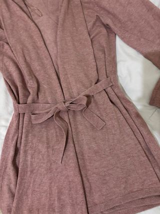 Jersei cardigan Zara rosa