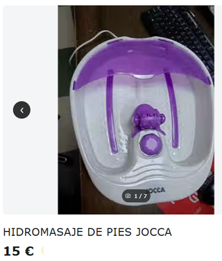 Hidromasaje de pies Jocca Vital Vida
