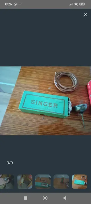 Máquina de coser SINGER antigua