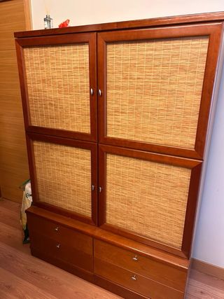 Mueble Comedor Madera y vidrio