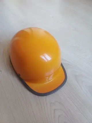 Casco Retro mostaza Estilo Vintage