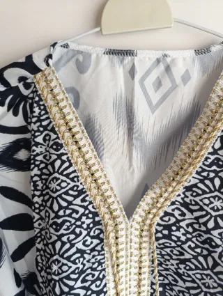 Vestido largo estampado verano XXXL