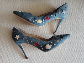 Guess Zapatos Tejanos Tacón Aguja