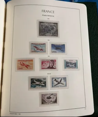 Sellos Francia 1945-1959** Completo