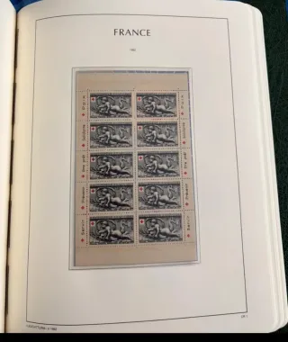 Sellos Francia 1945-1959** Completo