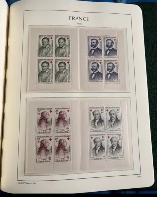 Sellos Francia 1945-1959** Completo