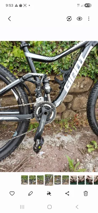 Bicicleta de Montaña Giant Trance talla M