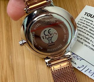 Reloj TOUS Real Bear Bicolor Dorado y Blanco